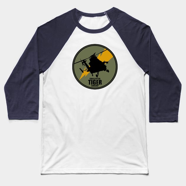 Eurocopter Tiger Baseball T-Shirt by TCP